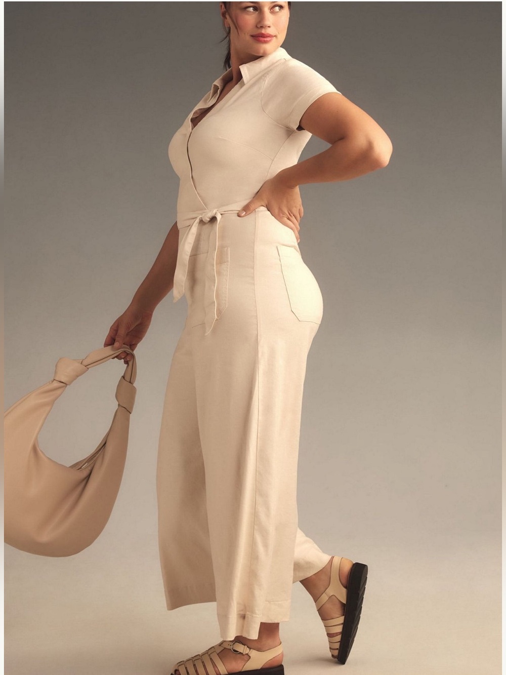 Maeve Wrapped Culotte Jumpsuit